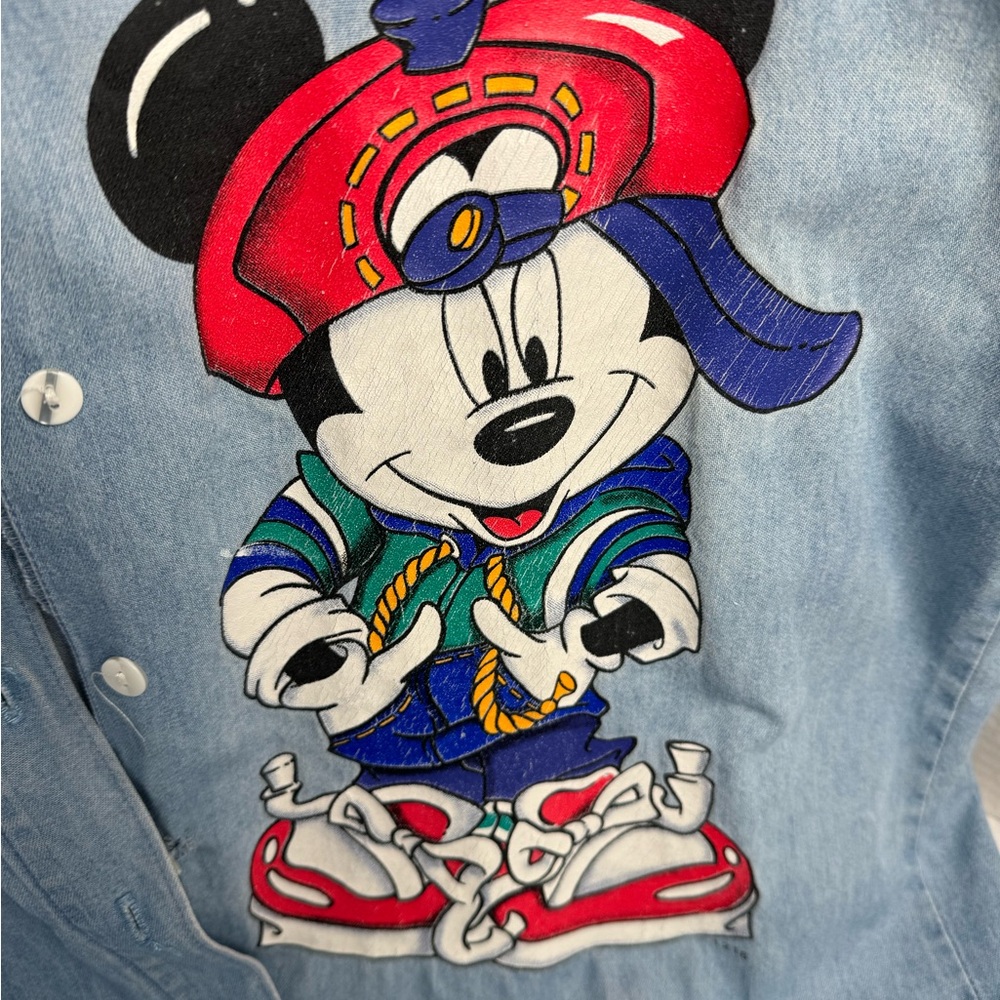 Vintage 90’s Mickey Unlimited Jerry Leigh denim vest